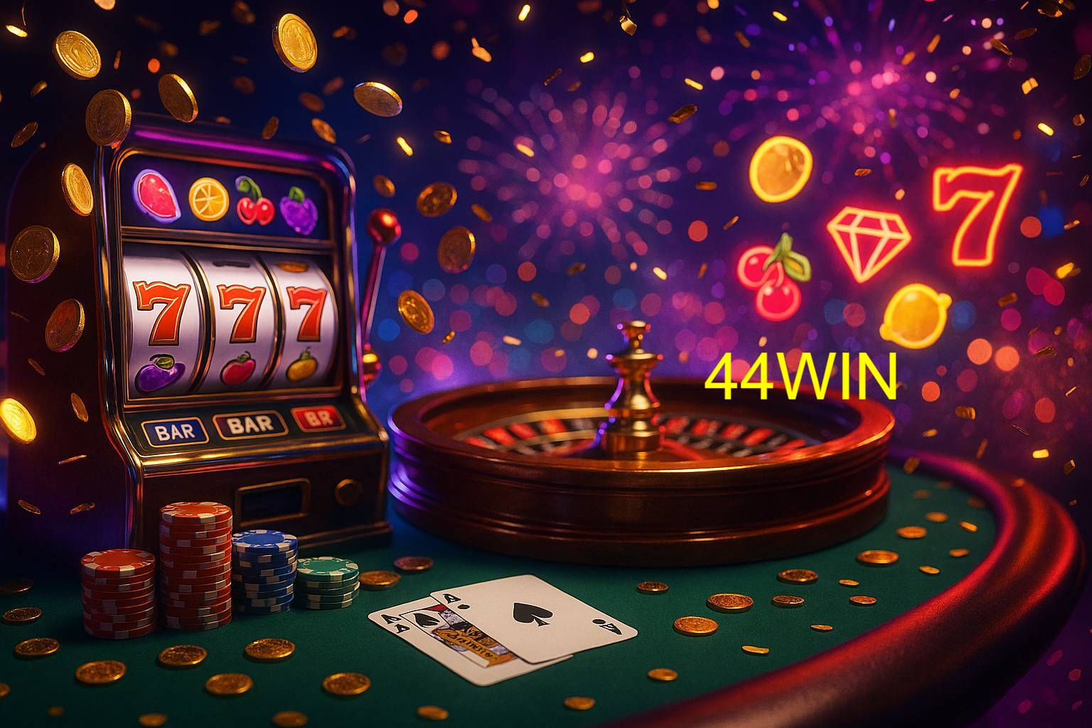 Jogos emocionantes no 44WIN